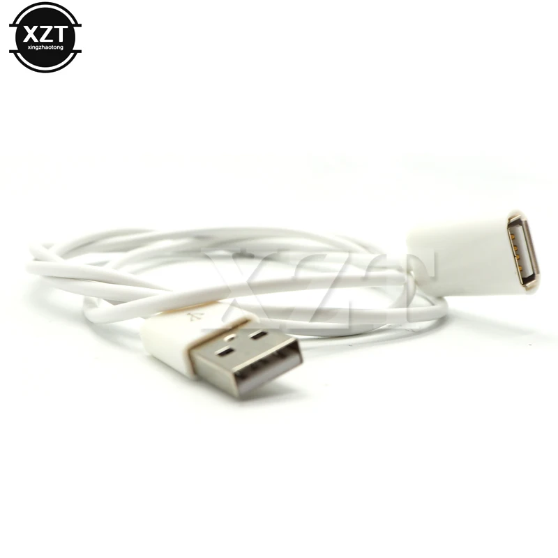 

1PCS NEW USB 2.0 Extension Data 1M Extender Charge Extension Data Male to Female Extra Cable for iPhone MP4 Player Computer