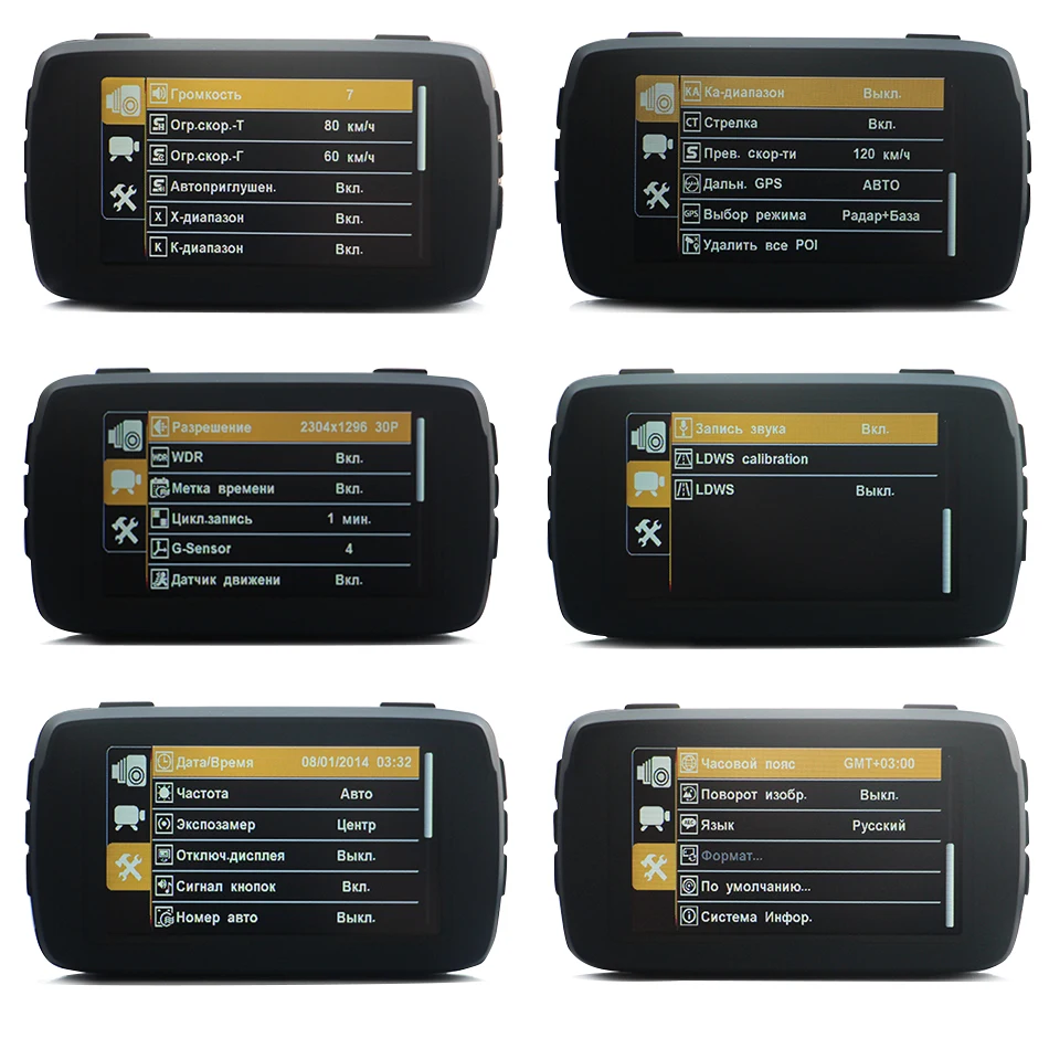 Автомобильный видеорегистратор Ambarella A7LA50 3 в 1, gps, автомобильная камера, антирадар, автомобильный детектор, видеорегистратор, 1296 p, Speedcam, HD 1080 p, стрелка