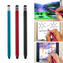 Многофункциональные Двойные головки концы круглый емкостный сенсорный экран ручка для рисования стилус