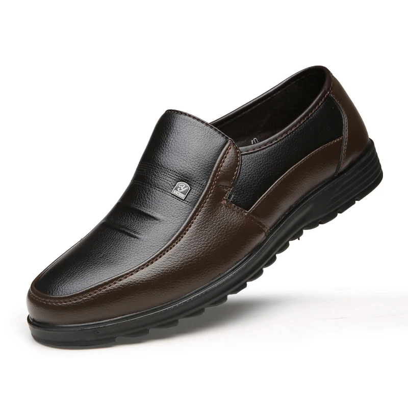 italian classical formal men shoes leather slip on working elegant footwear male moccasins homme cheap man oxford shoes for men (5)
