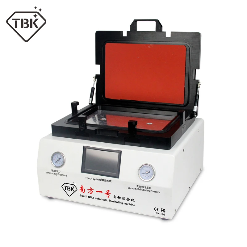 TBK-808 12 дюймов изогнутый экран вакуумный ламинатор и машина для удаления пузырей ламинатор и дебюблер для ремонта ЖК-экрана