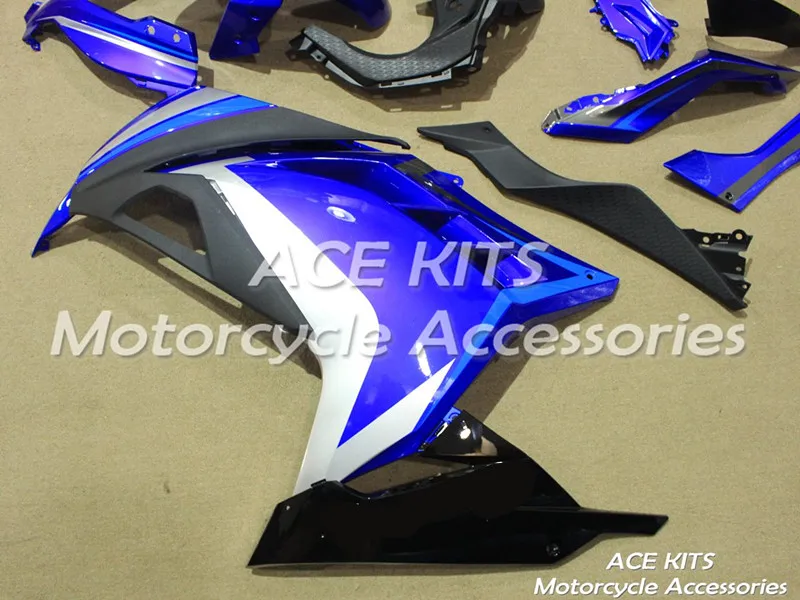 Новый мотоциклетный обтекатель abs для Kawasaki Ninja300 2013 2017 впрыска кузова