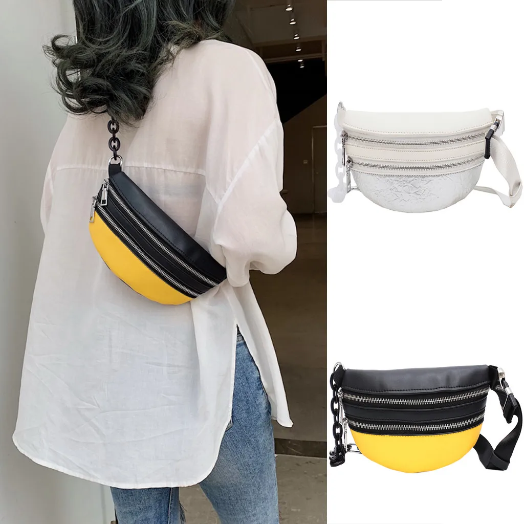 

2019 New-Bag Up-to-date Fashion Simple Mini-Bag Messenger Bags Ladies Chest Pocket Shoulder Bag Bolsillos casuales y practicos