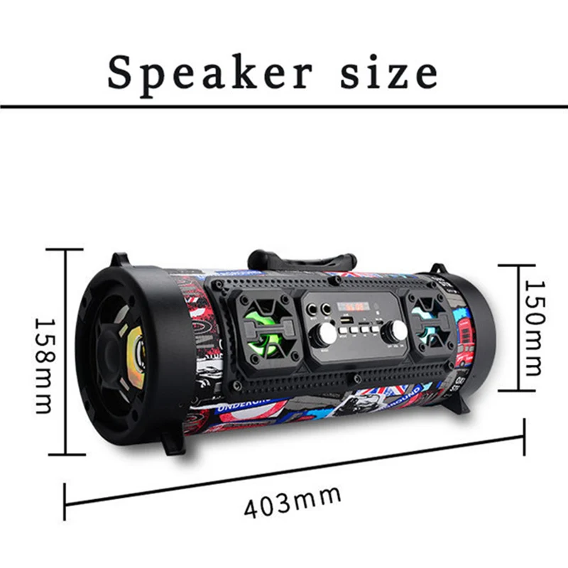 Fashion Portable Big Power Wireless Speaker