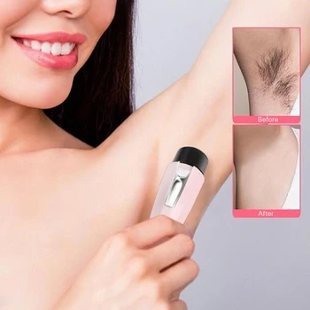 

Portable Mini Lady Personal Shaver Razor Epilator Painless Electric Facial Body Underarm Hair Removal Women Beauty Shaver