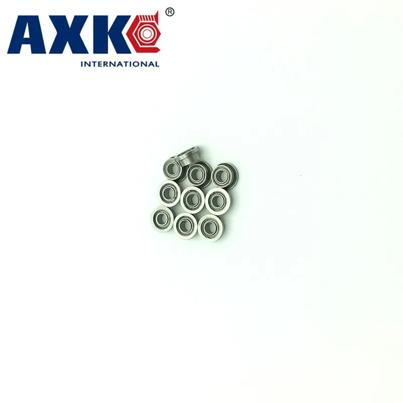 Fevas 10 PCS FR168ZZ Flanged Bearings 1/4 x 3/8 x 1/8 Inch Flange Ball Bearings RIF-614ZZ Fevas 10 PCS FR168ZZ Flanged Bearings 1/4 x 3/8 x 1/8 Inch Flange Ball Bearings RIF-614ZZ