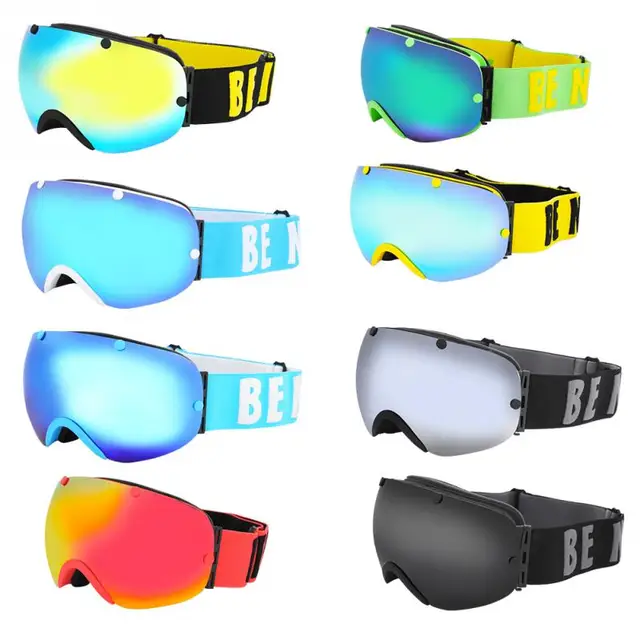 Skiing Goggle Winter Snowboard Skate Snow Sport Anti fog Anti UV