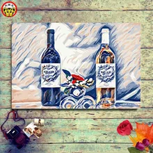 Картины по номерам на холсте бутылка вина KTV бар подарок Мода Раскраска по номерам на холсте