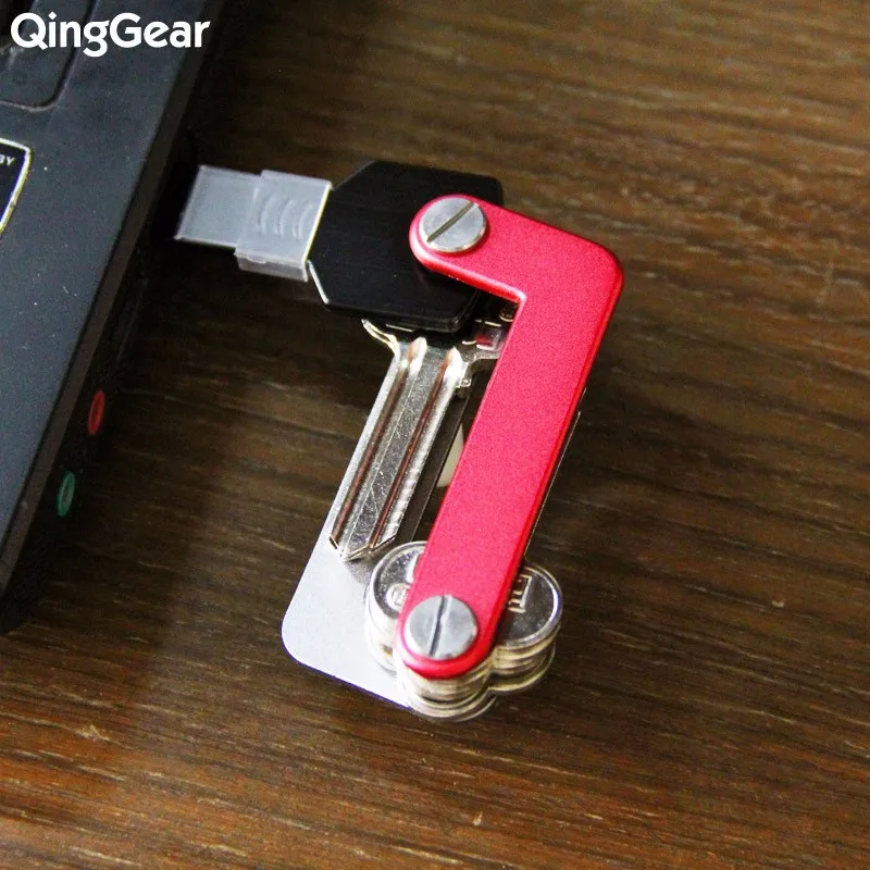 QingGear OKEY Advanced Key Organizer дорожные наборы ключей легкий вес быстро и легко открываются двери держатель для ключей папка ключи Бар Инструмент