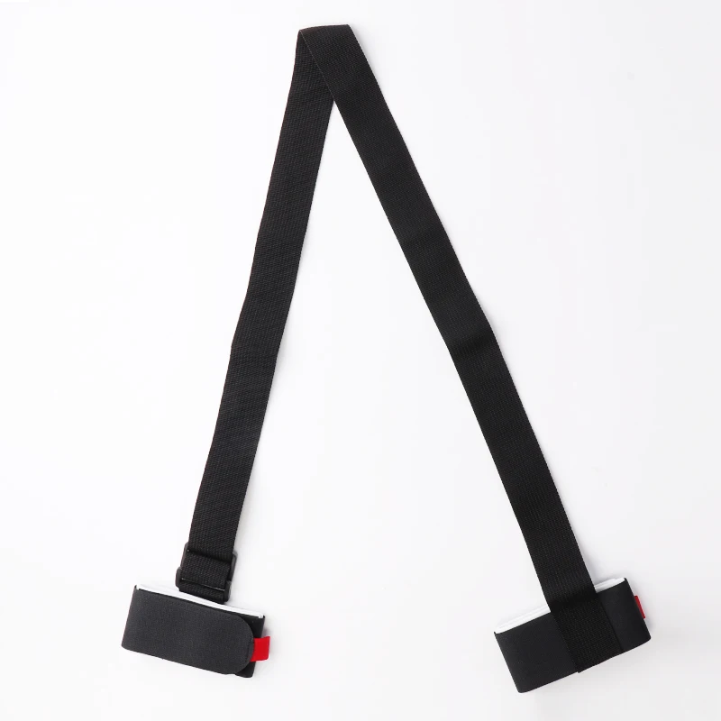 Adjustable Skiing Pole Shoulder Hand Carrier Lash Handle Straps Porter Hook Loop Protecting Black Nylon Ski Handle Strap Bags