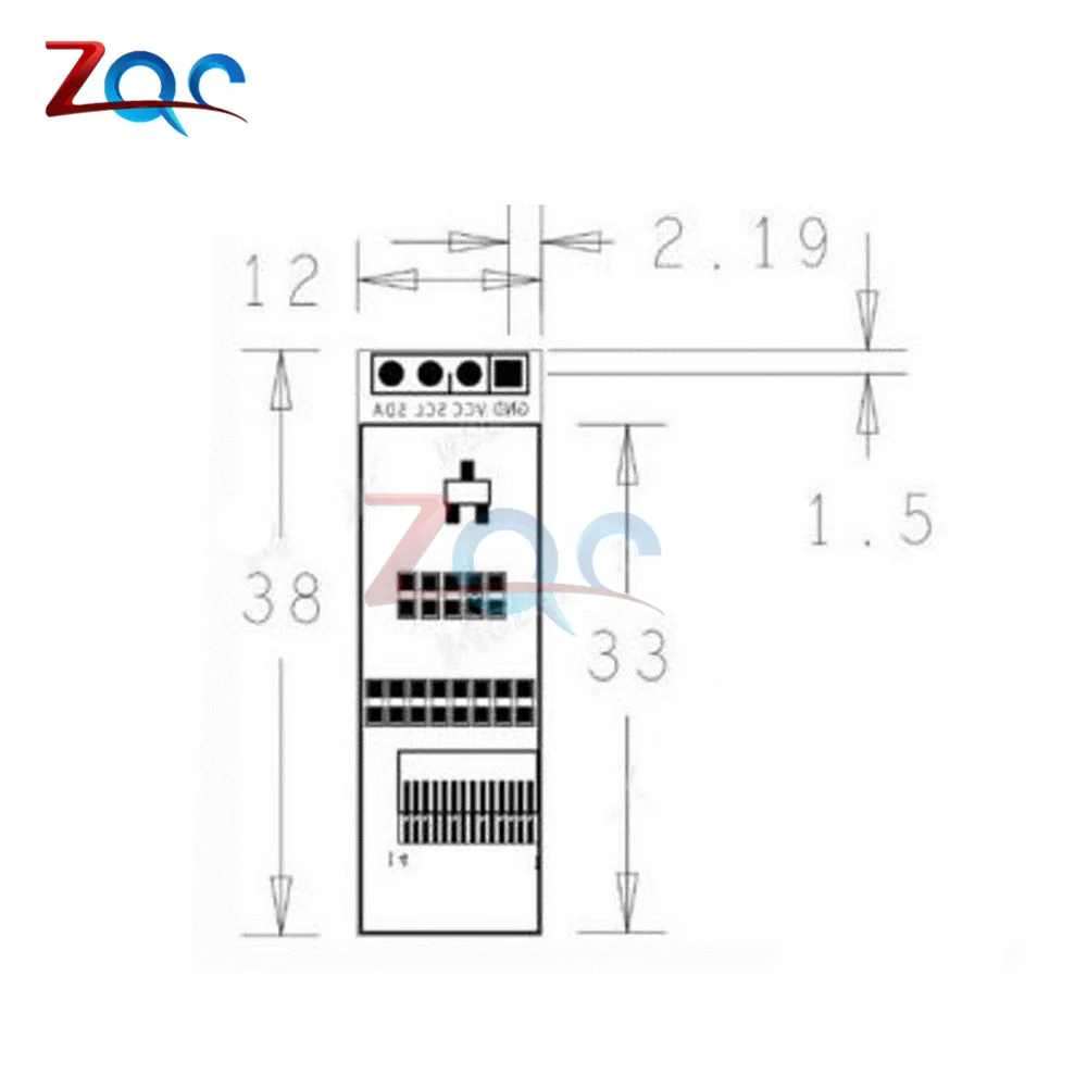 0,91 дюймов 128x32 IIC IEC серийный белый OLED ЖК-дисплей DIY Oled модуль SSD1306 Драйвер IC DC 3,3 В 5 В для Arduino PIC 0,9" 12832