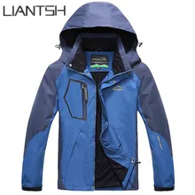 Women’s Spring Windbreaker Softshell Fleece Jackets Outdoor, Waterproof Thermal Skiing Coats Parka Navy Blue Hiking Jackets Men