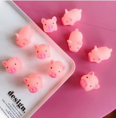 Мультфильм милые мягкие милый розовый поросенок весь человек игрушка vent pig