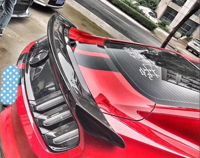 Спойлер из углеродного волокна для Ford Mustang 2014 2015 2016 2017 2018 2019 автомобильные