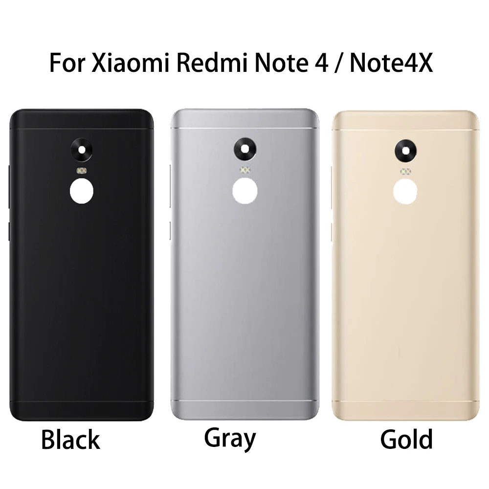 Чехол для Xiaomi Redmi Note 4X задняя крышка аккумулятора 4 Global чехол крышка|Корпусы и