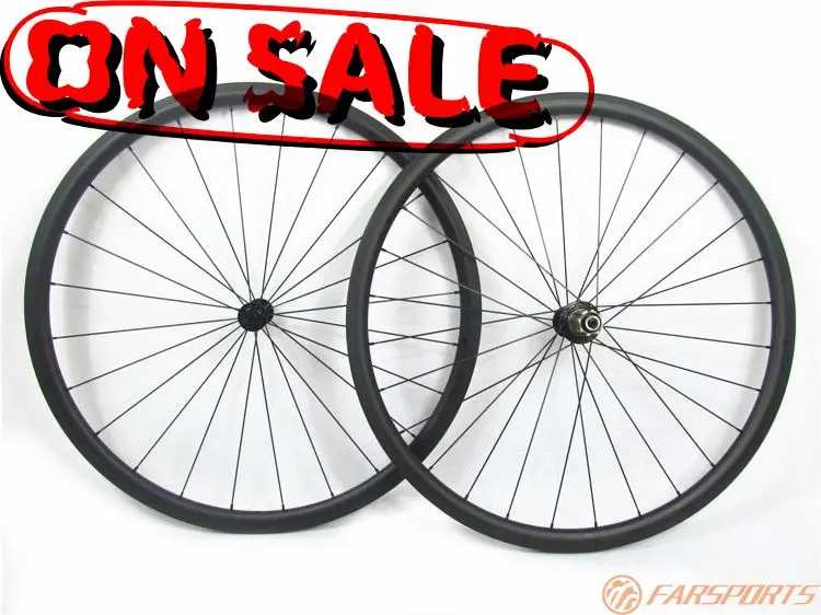 

Farsports FSC35-CM-25T 700c road carbon Tubeless bicycle bike 35mm wheelset