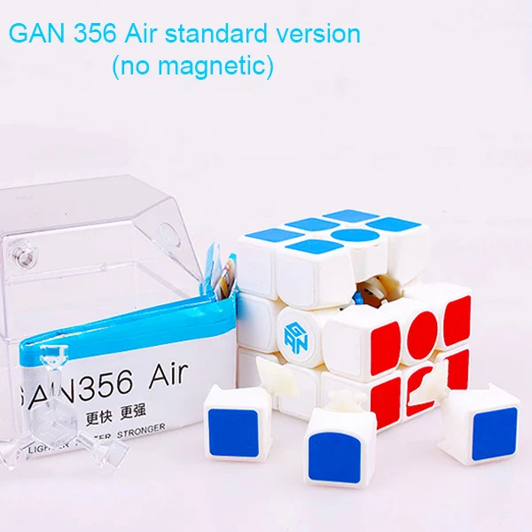 GAN 356 Air SM 3x3x3 Магнитный головоломка магический куб профессиональный мастер Ганс скоростной куб magico gan354 M магниты neo cube gan 356 R - Цвет: Air standard white