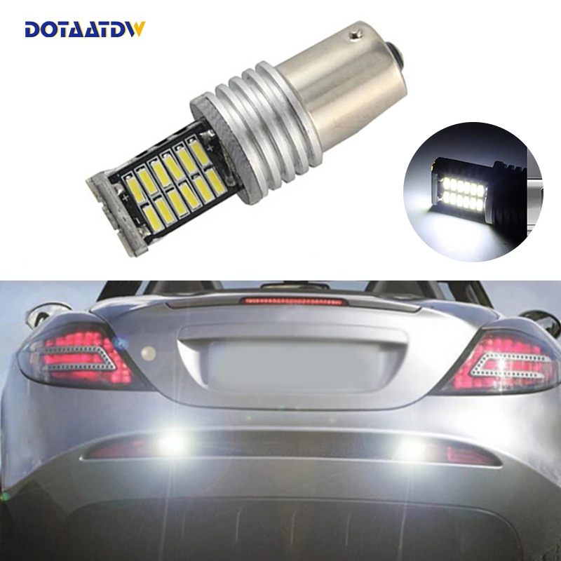 

1x High Bright White 1156 P21W LED Rear Reversing Tail Light Bulb For Mercedes Benz w204 C class 2007-2014
