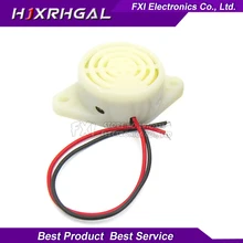 

2PCS SFM-27 DC 3-24V 90DB white black Beep Alarm Electronic Buzzer Sounder Continuous sound