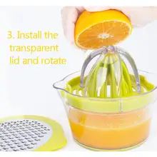 Ручная соковыжималка мини-соковыжималка для Фруктов Бытовой блендер оранжевый овощей морковь соковыжималка для манго Перевозка груза падения 7,31