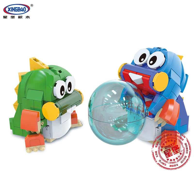 

Xingbao 323Pcs Cute Dragon Model Animal Idea MOC Building Blocks Bricks Educational DIY legoings Collection Toys For Children