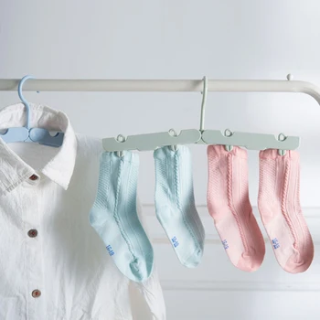 

Folding Hanger Travel Portable Magic Drying Rack Household Anti-Skid Windproof Clothes Hanger Clothes Hanging