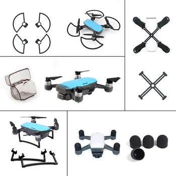 

FOR DJI Spark Drone 5in1 4.7inch Propeller Guard + Props Clip + 3D Sensor Screen Cover + Landing Gear + Motor Cap