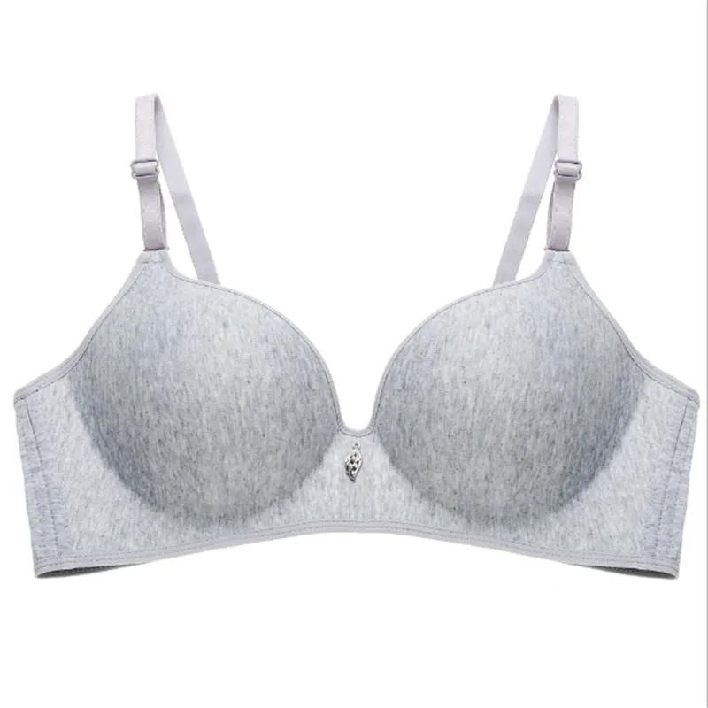 2019 Seamless Bra For Ladies One-Piece Brassiere Colored Cotton Underwear Wire Free Bralette -2