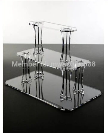 3 Tier Beautiful High Clear Detachable Cheap Acrylic wedding cupcake stand | Дом и сад
