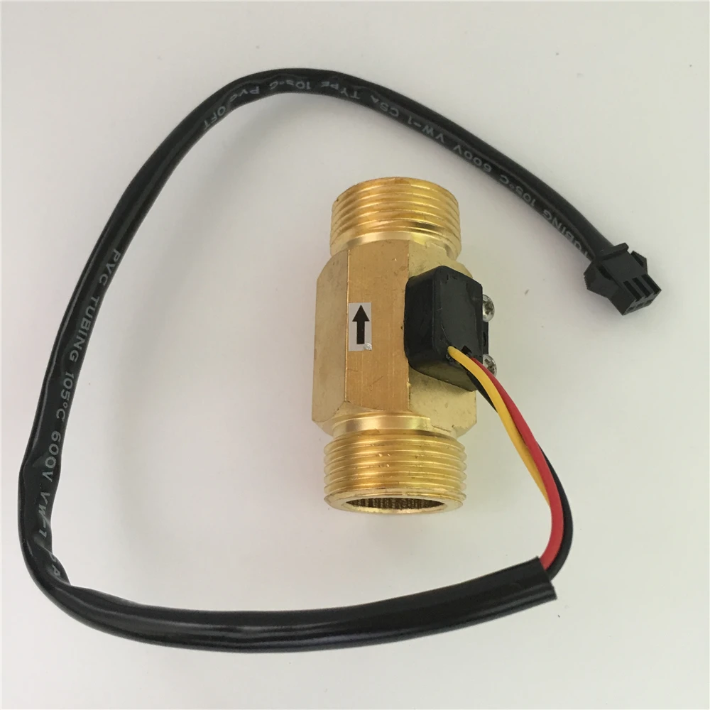 Латунный Датчик потока воды и меди NPT 3/4 &quotDN20 Турбинный измеритель|flow sensor|hall flow