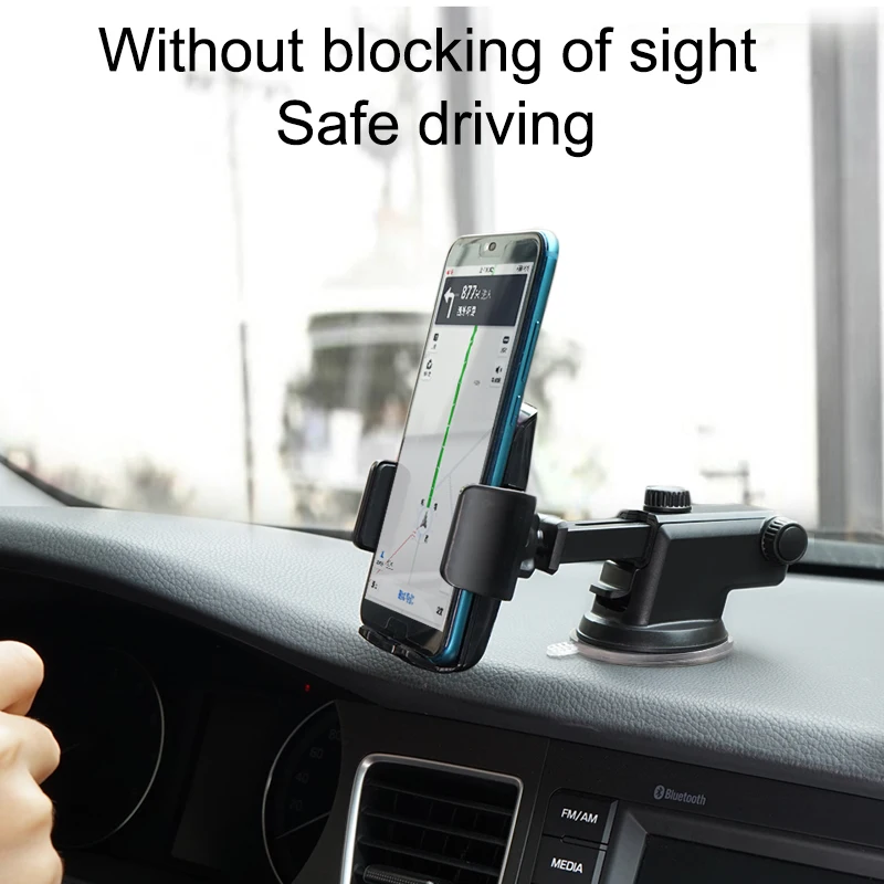 Univerola Car Mount Phone Holder For Phone in Car For Samsung S9 Car Suction Cup Mount Holder For iPhone X 7 Phone Stand Support