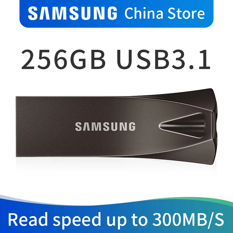 SAMSUNG флэш-накопитель USB 256 ГБ 3 1 0 Металлический Мини-накопитель Флешка карта
