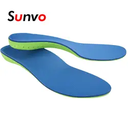 Sunvo пены памяти Спорт Повседневная стелька дышащие удобные арки поддержка без каблука ортопедические стельки Вставки для женщин мужчин