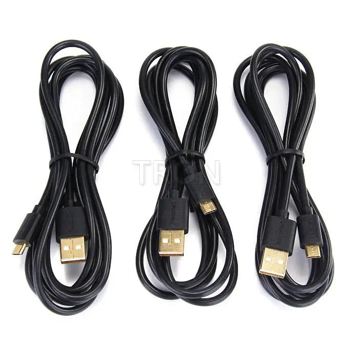 Tronsmart TS-MUPP1 USB 2,0 позолоченный преобразующий кабель Micro USB кабель 6FT* 3 1,8 м* 3 высокое качество кабеля 3 шт./упак