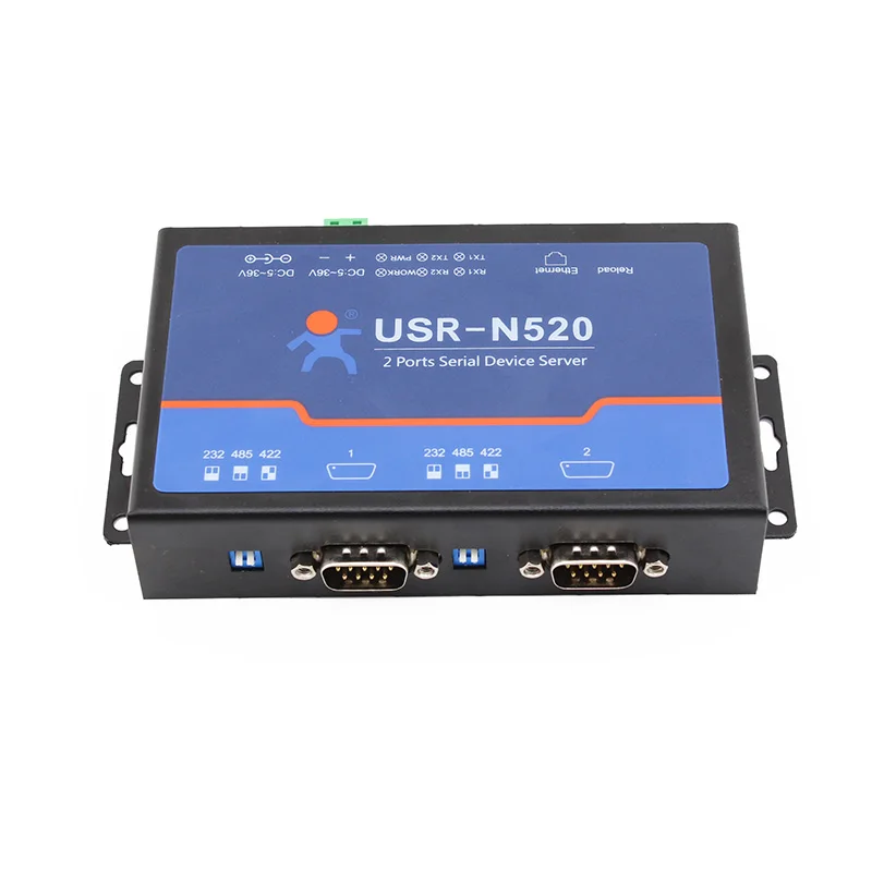 Industrial 2 Ports Serial Device Server Modems