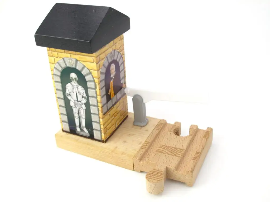 TTC102 Road Gate Wooden Track toy Train Scene Track Accessories BRIO Toy Car Truck