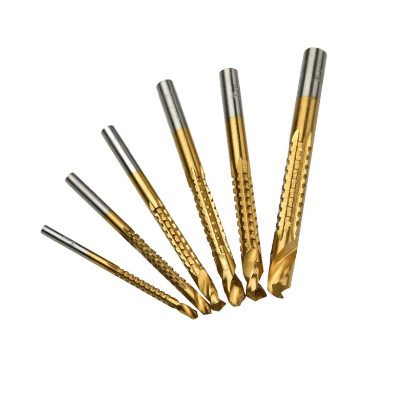 6pcs spiral Hammer Drill Bits Twist Electric HammerShank Drill Bit High speed steel Metal drilling metalworking 6pcs spiral Hammer Drill Bits Twist Electric HammerShank Drill Bit High speed steel Metal drilling metalworking