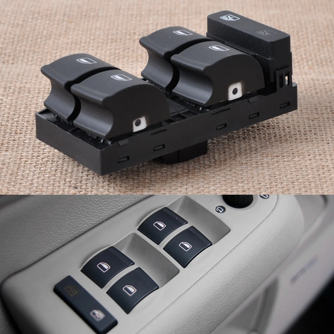 

DWCX Master Power Window Switch Panel 20088ED959851 8ED959851B for Audi A4 B6 B7 Sedan 2002 2003 2004 2005 2006 2007