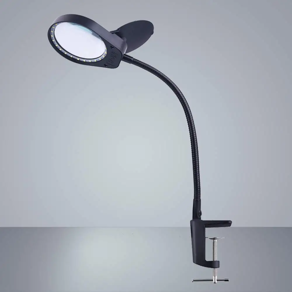 5x 8x15X USB портативная настольная увеличительная стеклянная захватывающая Лупа с 26