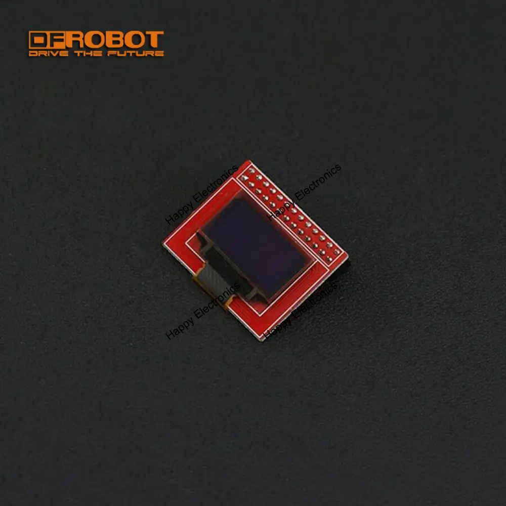 

DFRobot Genuine 0.96" Inch OLED Display/Screen Module, 1.6~3.6V SSD1306 controller extremely wide viewing angle For Raspberry Pi