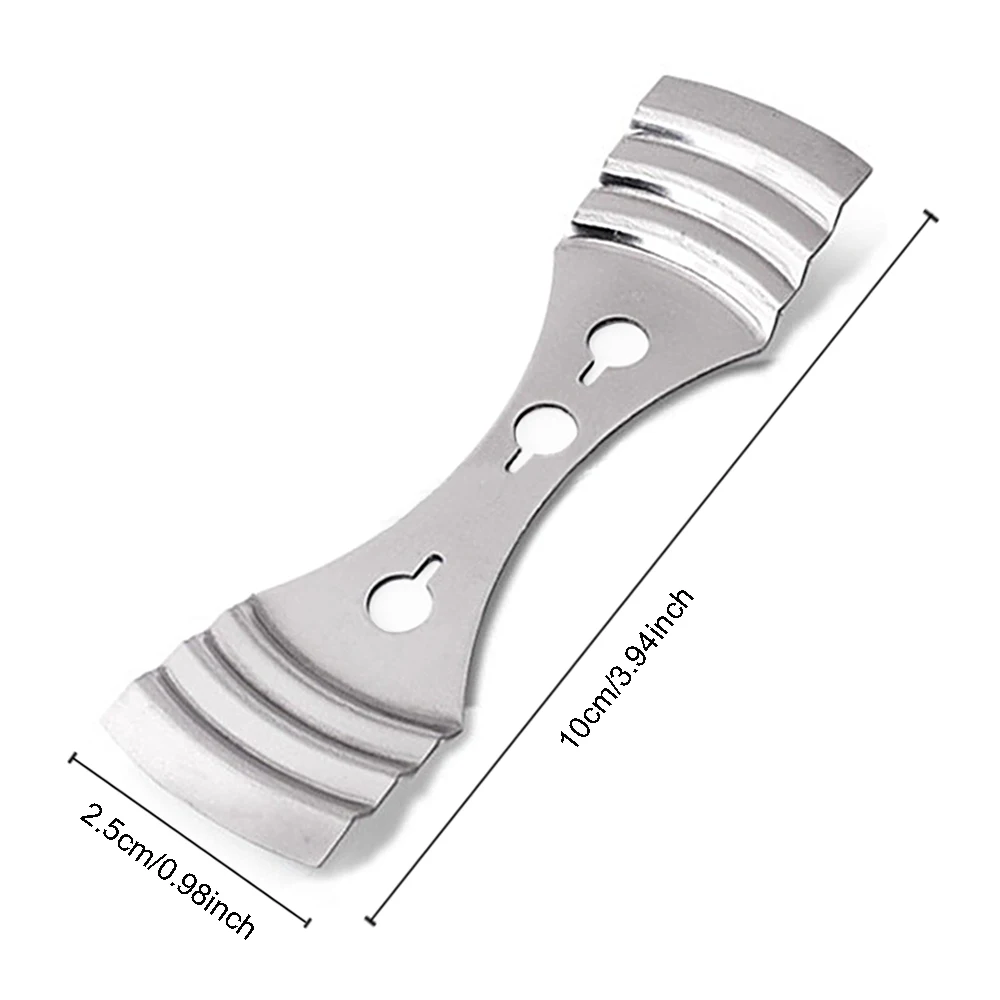 Behogar 6 шт. металлический фитиль для свечей из нержавеющей стали центрирующее устройство фитиль держатель три отверстия DIY свечи ручной работы аксессуары для свечей
