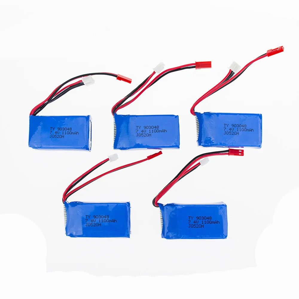

Hot 7.4V 1100mah Wltoys A949 A959 A969 A979 K929 LiPo Battery JST plug Part for Wltoys RC Part Wholesale
