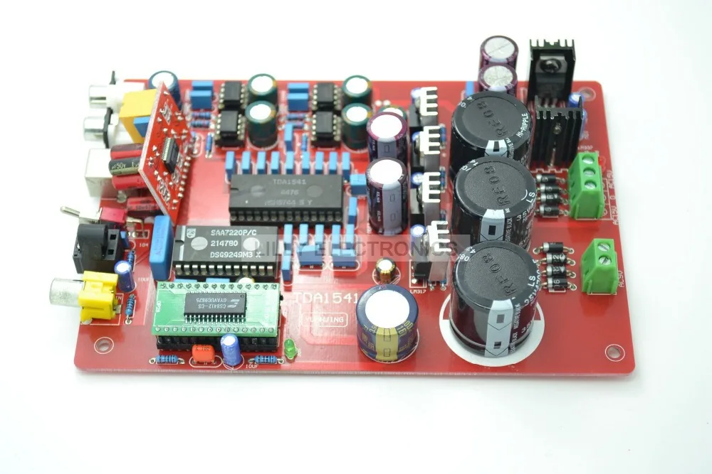 TDA1541 + SAA7220 CS8412 NE5534 волоконно коаксиальный USB PCM2704 DAC Board AC15 0 15V 10W|usb coaxial|usb usbboard board |