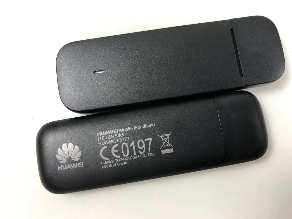 Разблокированный HUAWEI E3372 E3372h-607 150 Мбит/с 4G LTE USB модем двойной антенный порт Поддержка всех диапазонов С CRC9 антенной