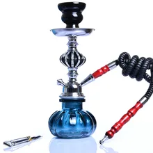 Стеклянный мини-кальян набор ВАЗА БАЗА кальянная трубка с керамической чашей Sheesha кальян наргиле