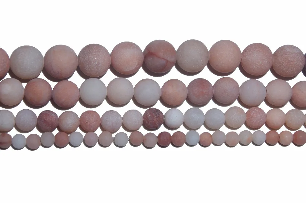 4 6 8 10 мм тусклый лак матовый натуральный камень бисера розовый кварц аметисты Агаты Amazon для самостоятельного изготовления ювелирных изделий браслет ожерелье