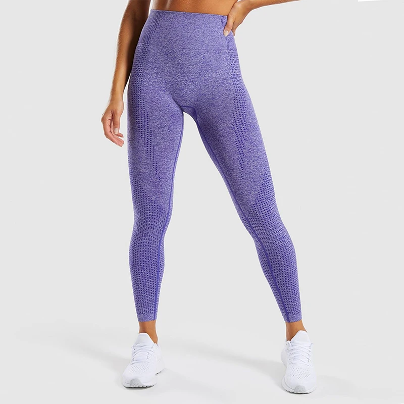 

NORMOV Women High Waist Yoga Pants Seamless Workout Leggings For Women Fitness Yoga Leggings Femme Sports Leggings