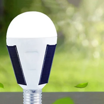 

1pc LED Light Bulb Solar Low Consumption Emergency Lamp Bulb 7W/12W for Home Outdoor JDH99