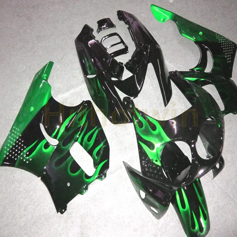 Пользовательские мотоцикла хомут для HONDA 1989-1993 CBR900RR 1989 1990 1991 1992 1993 CBR893RR ABS Пластик Обтекатель+ болты+ зеленый - Цвет: O