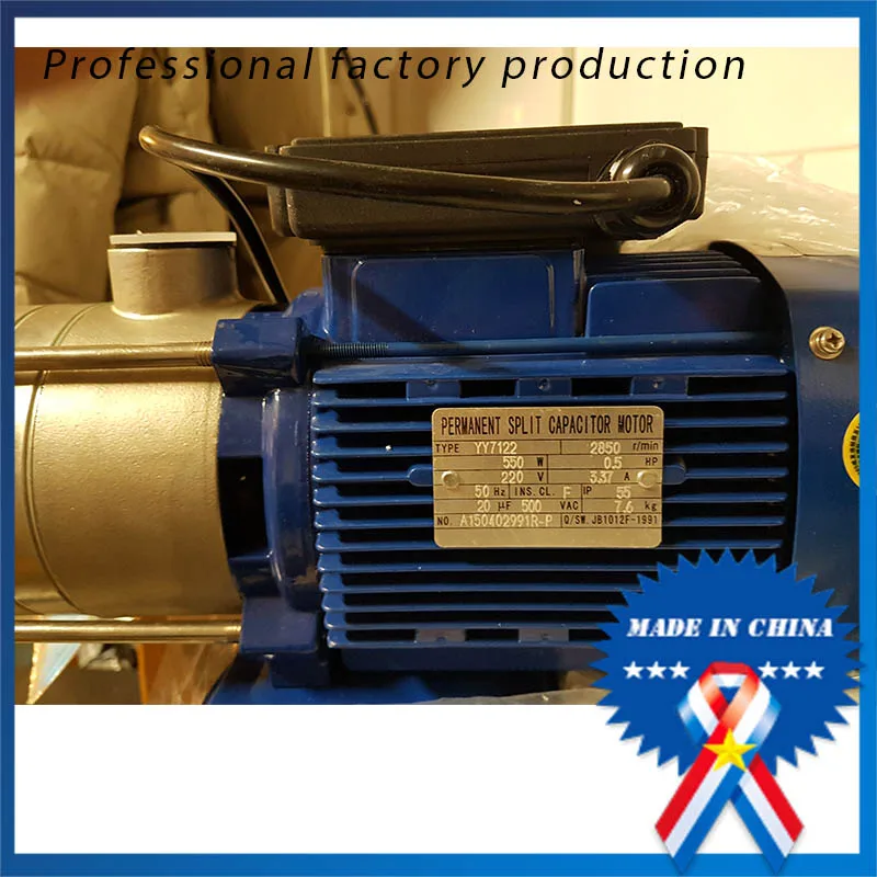 

DW(S)3-50/055D High Pressure Booster Water Pump 220V Multistage Centrifugal Pump